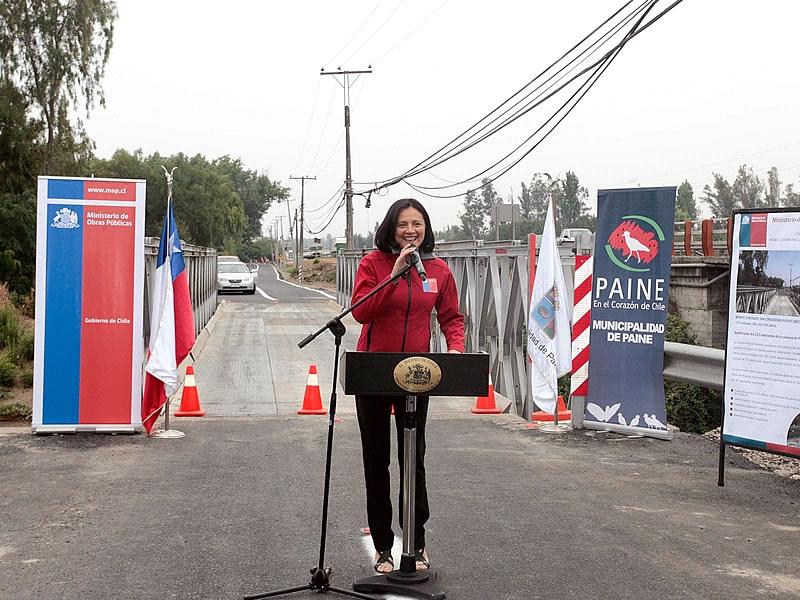 Ministra (s) Silva habilita puente caletera que mejorará conectividad de Paine